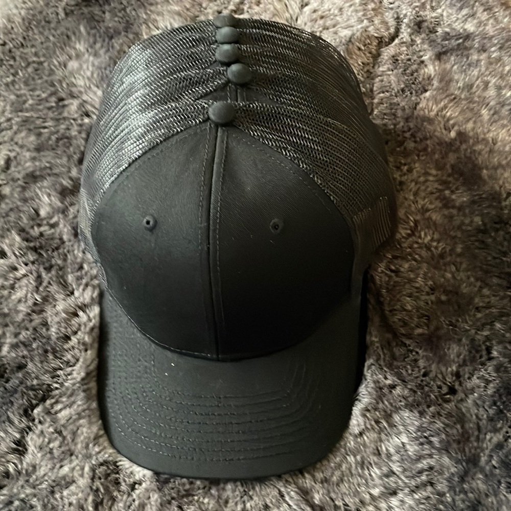 New As Colour Union Trucker Black Adjustable Cap One Size